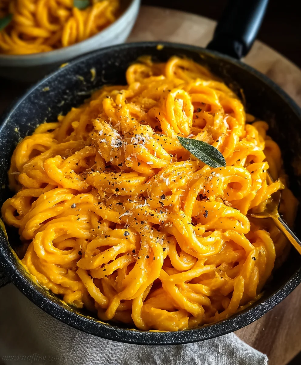 Creamy Butternut Squash Pasta Sauce - Easy & Delicious