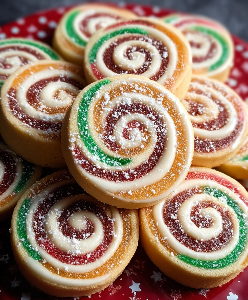 Christmas Cookie Pinwheels Festive Easy Recipe