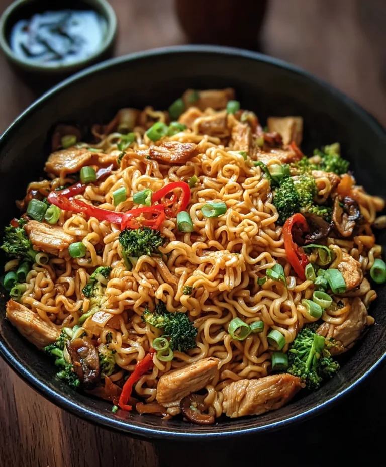 Quick Chicken Ramen Stir Fry – Easy Dinner Recipe