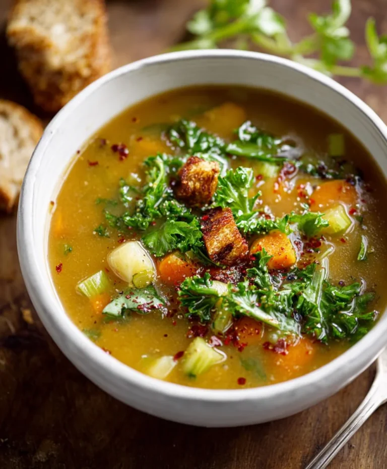 Hearty Vegetable Soup Recipe- Easy & Delicious