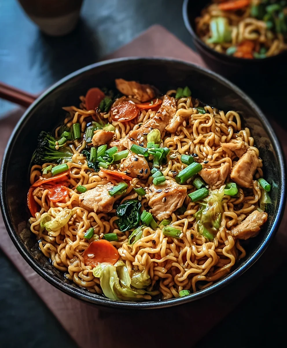 Quick Chicken Ramen Stir Fry - Easy Dinner Recipe