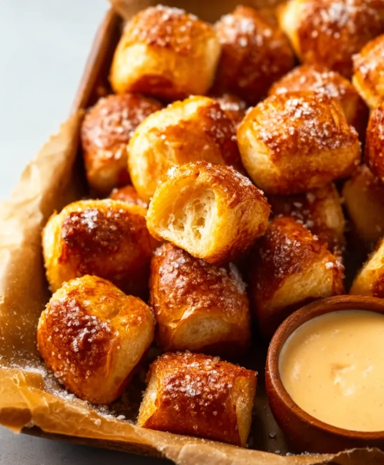 Buttery Soft Pretzel Bites-Easy Homemade Recipe