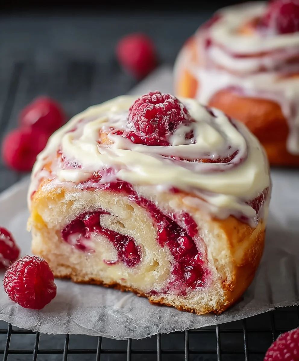 Raspberry Vanilla Swirls- Easy Sweet Treat