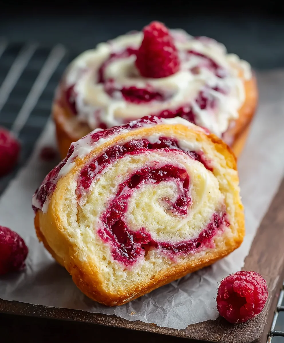Raspberry Vanilla Swirls- Easy Sweet Treat