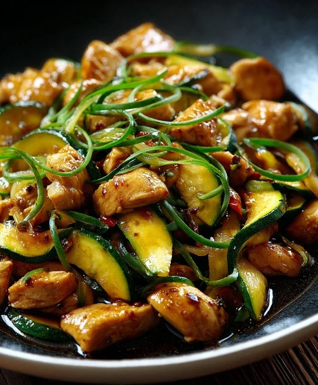 Chicken Zucchini Stir Fry