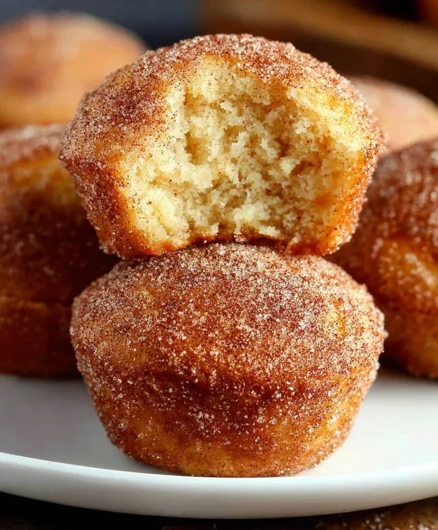 Keto Muffins- Classic Cinnamon "Sugar" Donut Style