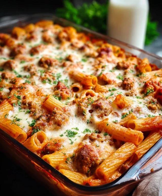 Baked Rigatoni with Sausage