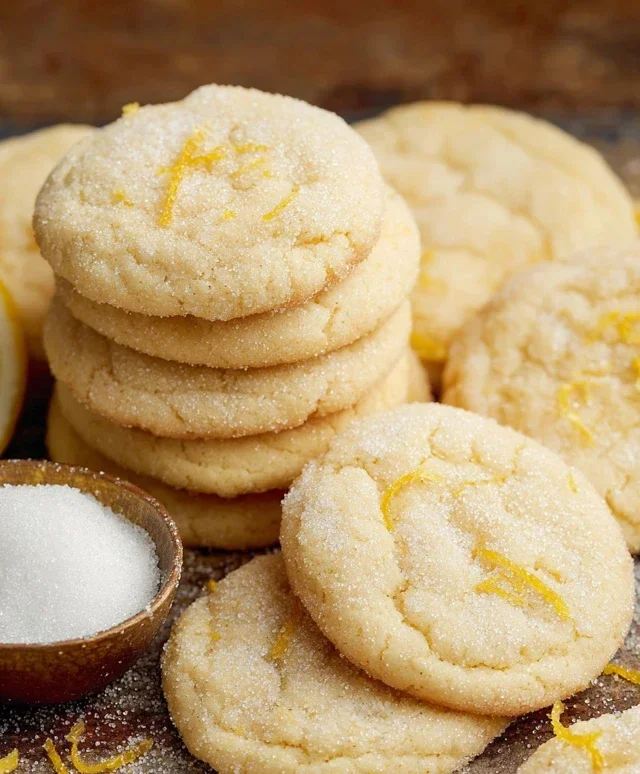 Soft & Chewy Lemon Cookies