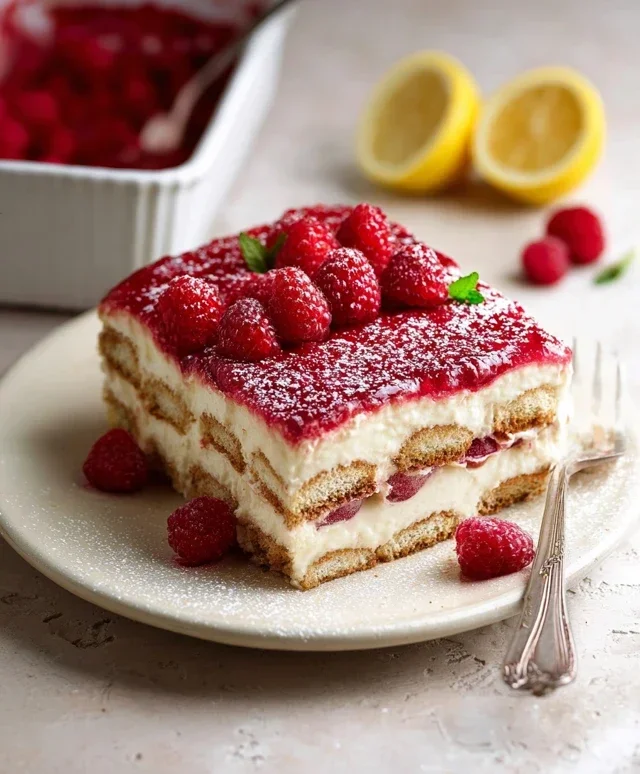 Raspberry Tiramisu
