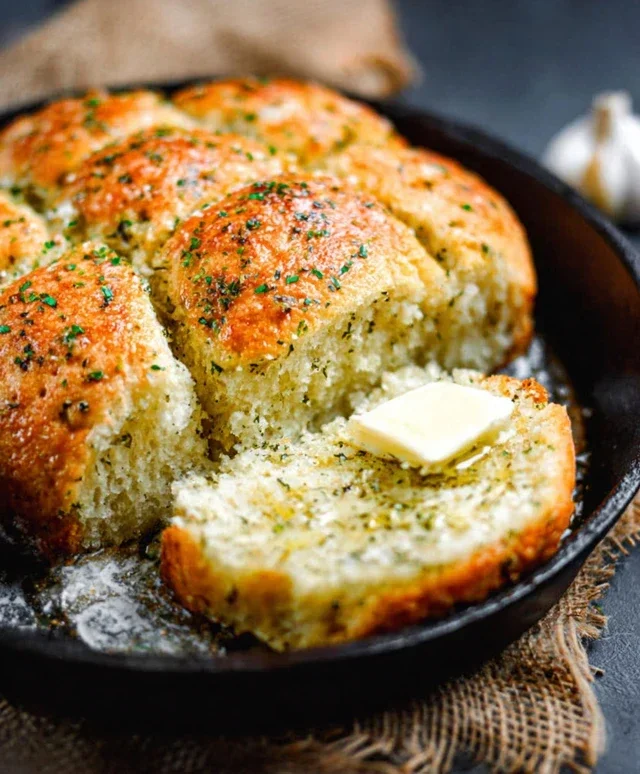 Garlic Butter Keto Bread