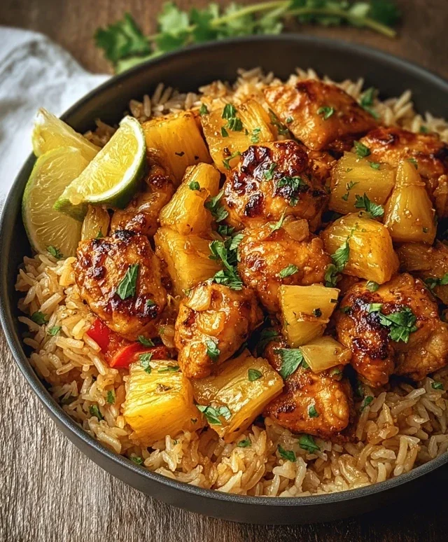 Pineapple Chicken and Rice