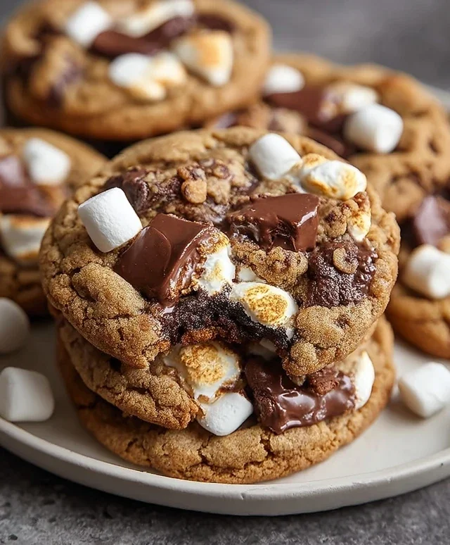 Hershey's Chocolate S'mores Cookies