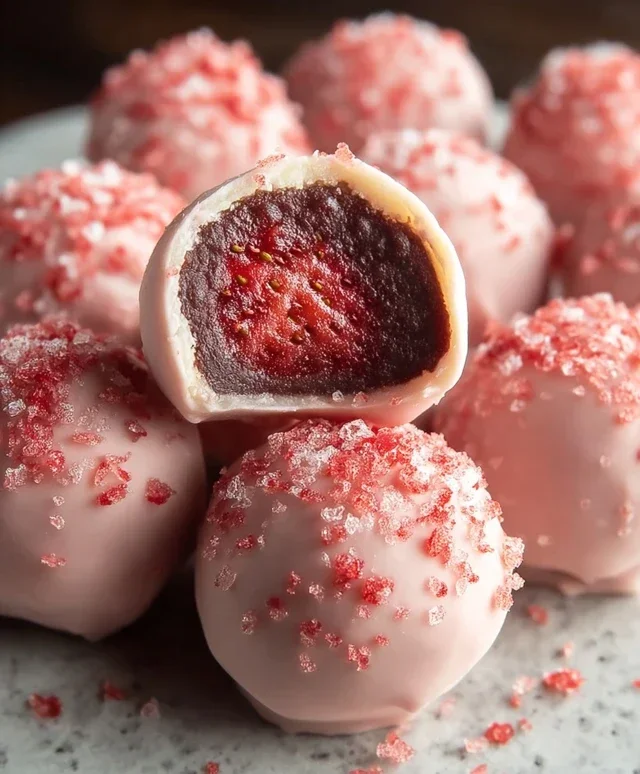 Strawberry Truffles