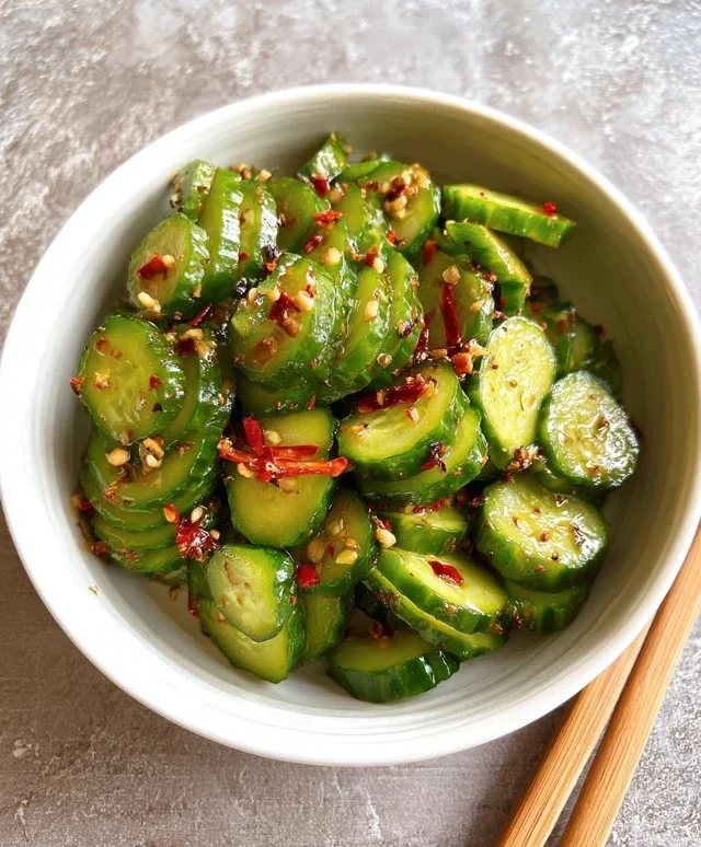 Spicy Asian Cucumber Salad