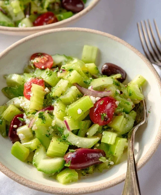Mediterranean Celery Salad