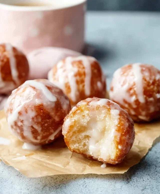 Easy Keto Glazed Donut Balls