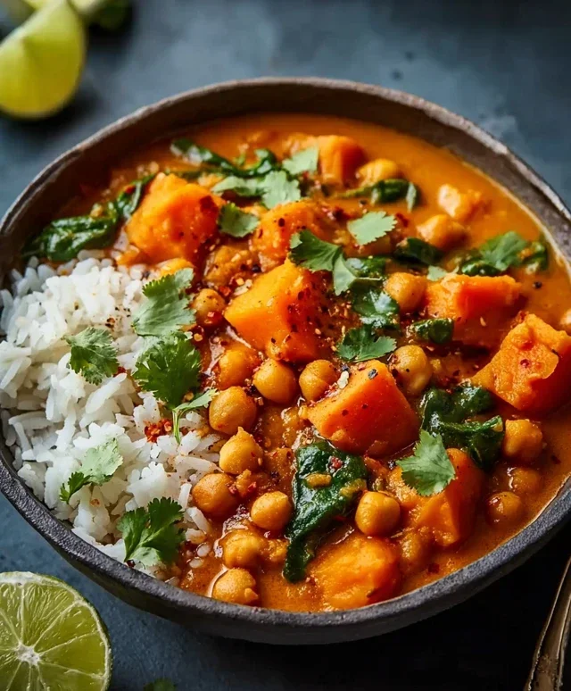 Sweet Potato and Chickpea Curry