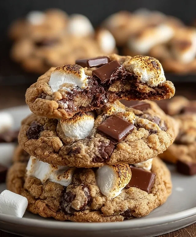 Hershey's Chocolate S'mores Cookies