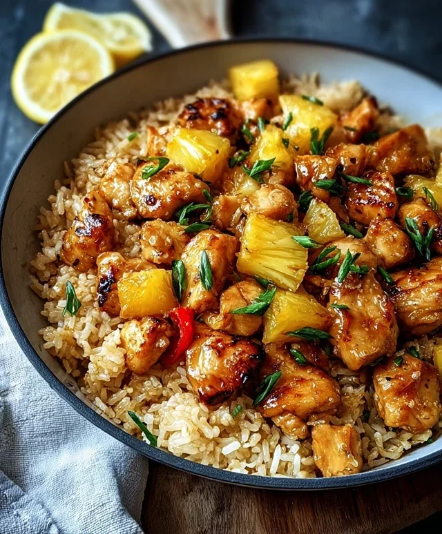 Pineapple Chicken and Rice