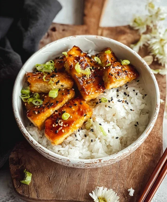 Honey Garlic Tofu