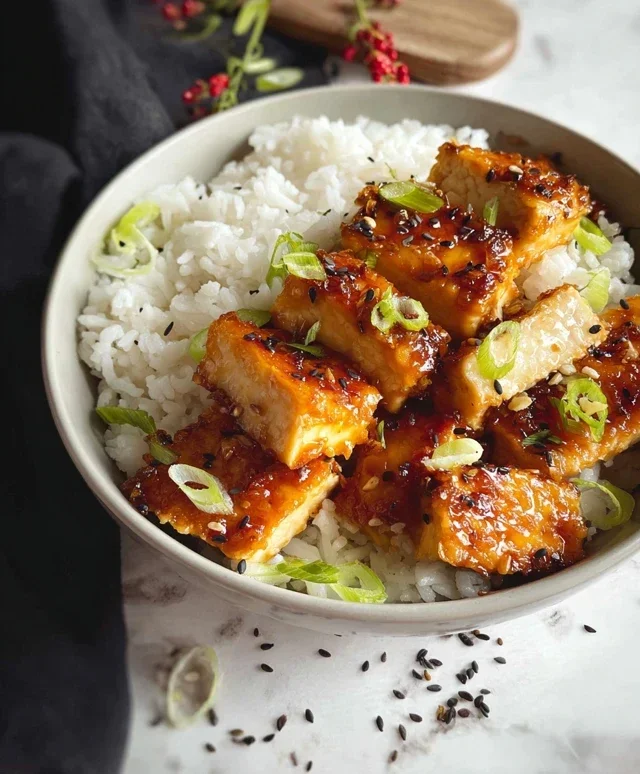 Honey Garlic Tofu