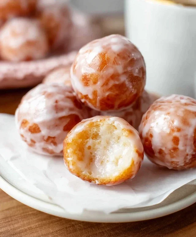 Easy Keto Glazed Donut Balls