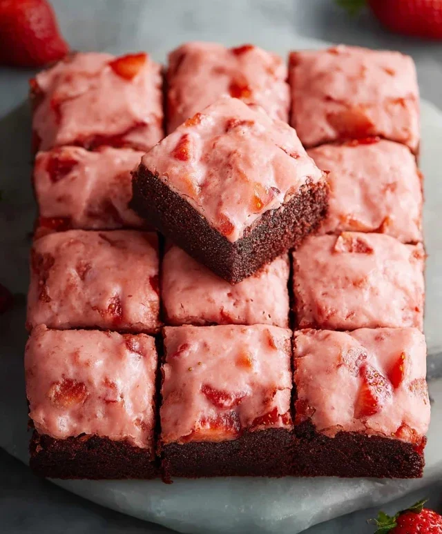 Strawberry Brownies