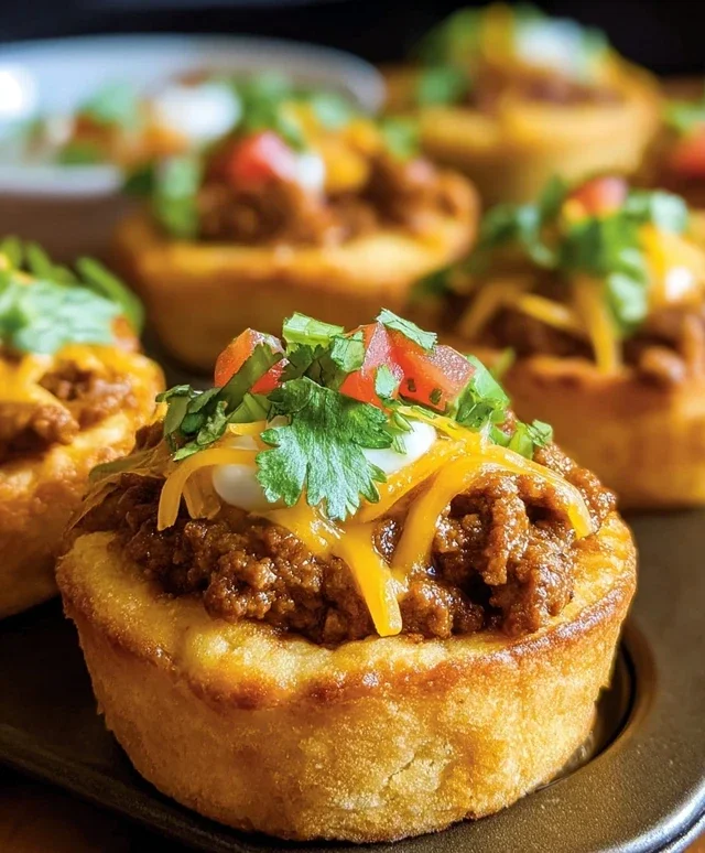 Taco Biscuit Cups