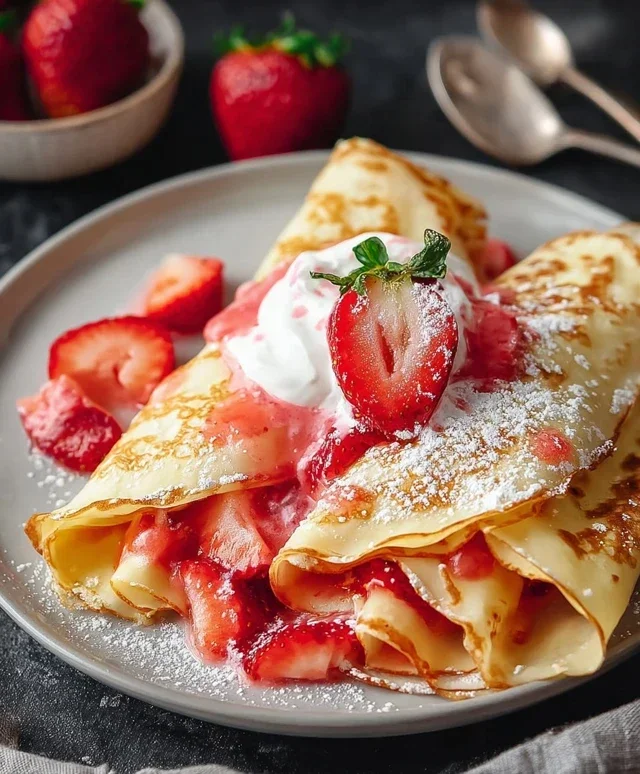 Strawberry Crepes