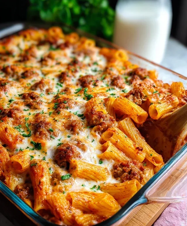 Baked Rigatoni with Sausage