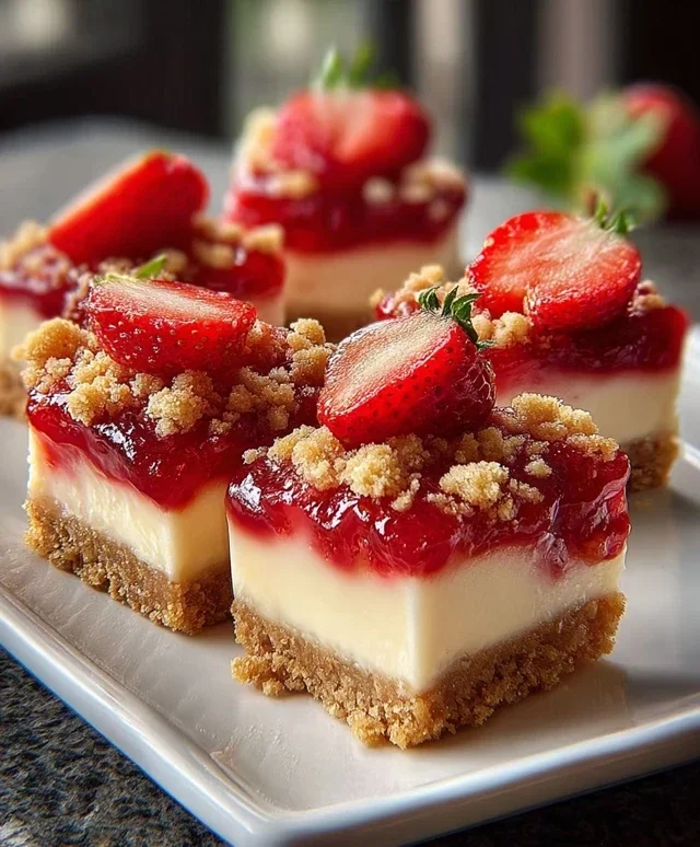 Strawberry Crunch Cheesecake Bites