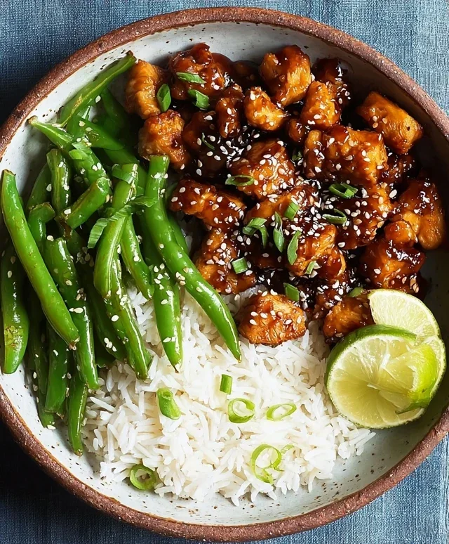 Healthy Sesame Chicken Dish