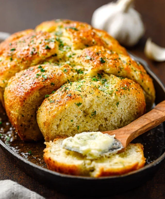 Garlic Butter Keto Bread