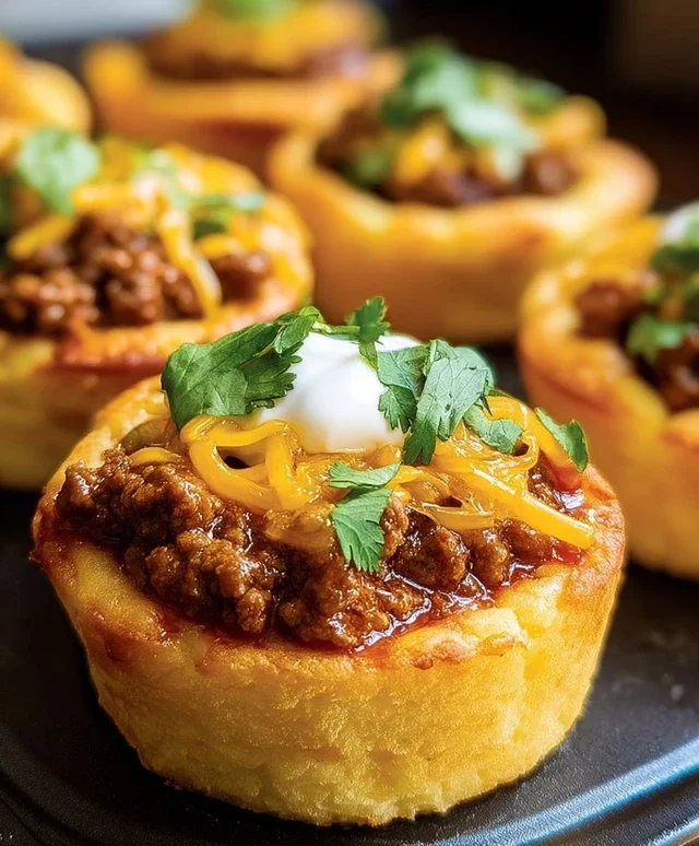 Taco Biscuit Cups