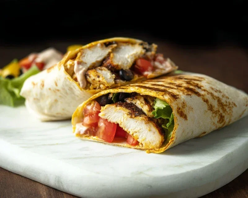Chipotle Ranch Grilled Chicken Burrito