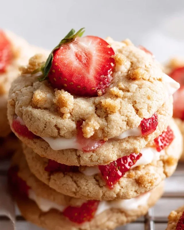 Strawberry Shortcake Cookies