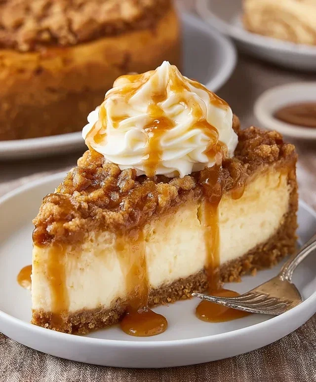 Apple Crisp Cheesecake Delight