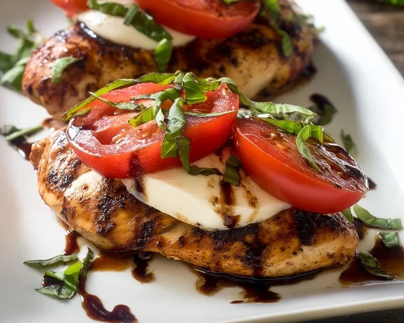 Grilled Chicken Caprese