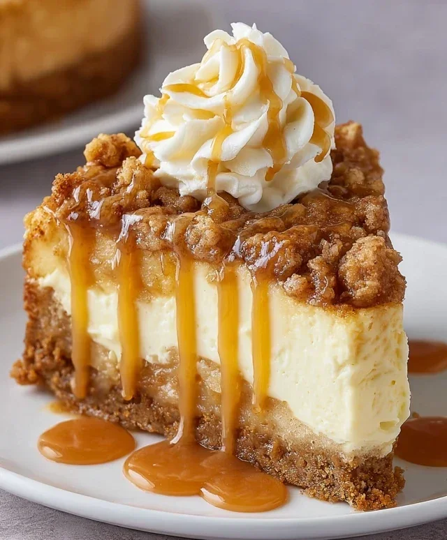 Apple Crisp Cheesecake Delight