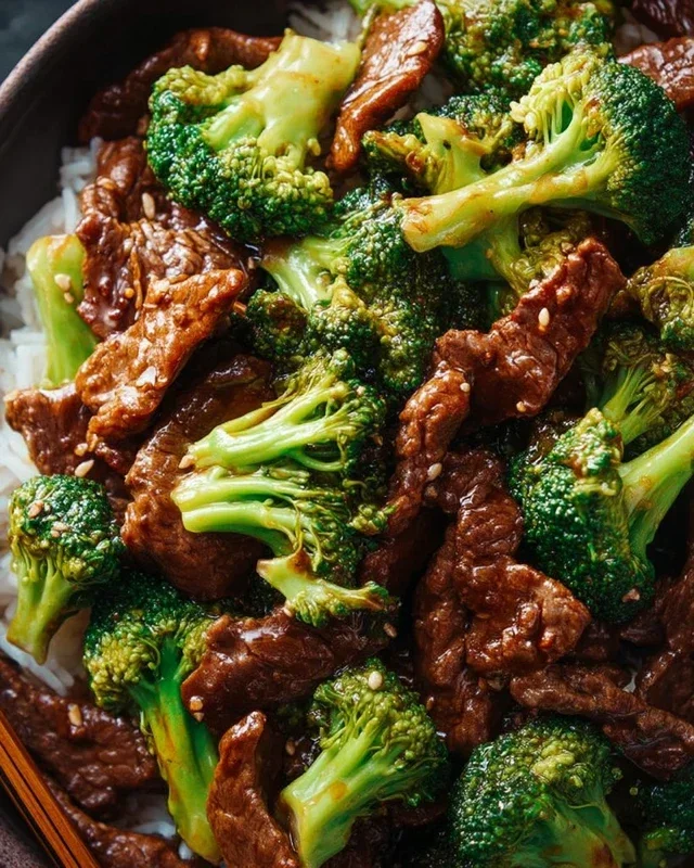 Chinese Beef and Broccoli (牛肉炒西兰花)