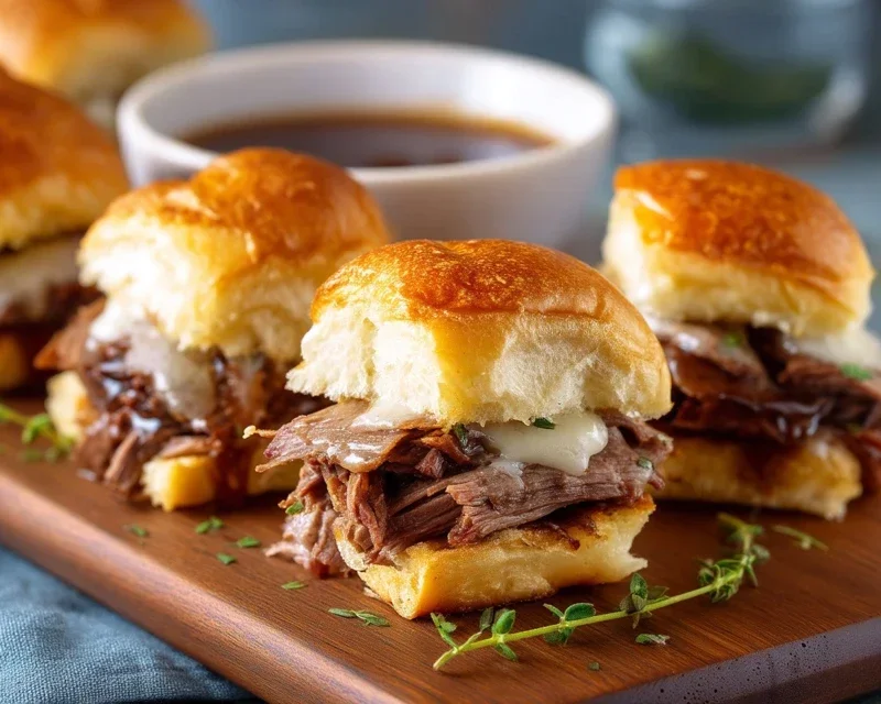 Easy French Dip Sliders Recipe