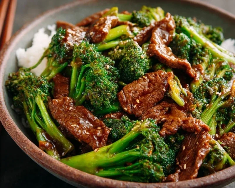 Chinese Beef and Broccoli (牛肉炒西兰花)