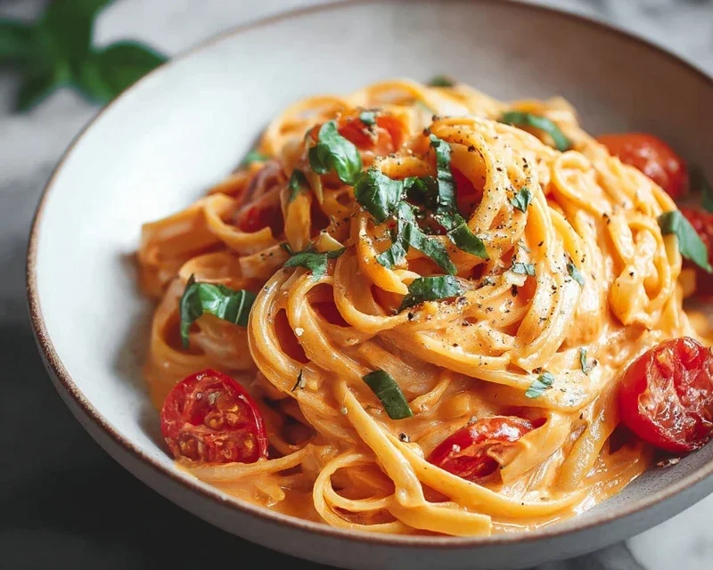 Easy One Pot Creamy Tomato Pasta