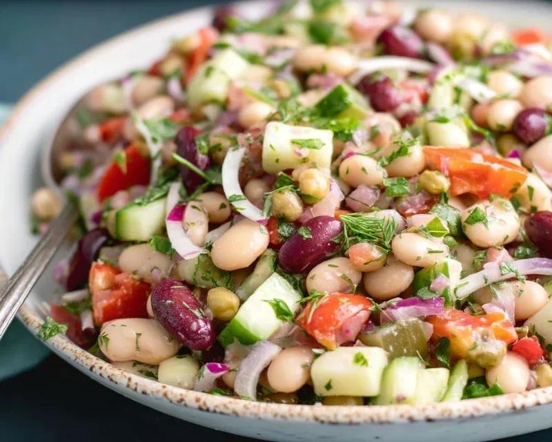 Mediterranean Bean Salad