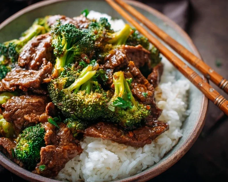 Chinese Beef and Broccoli (牛肉炒西兰花)