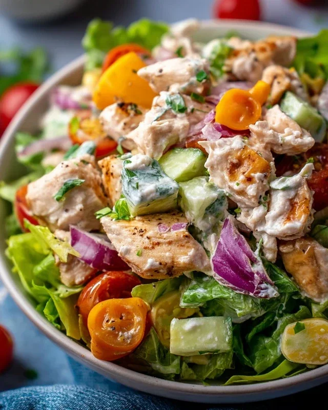 Healthy Ranch Chicken Salad