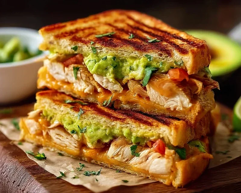 Chicken Avocado Melt Sandwich