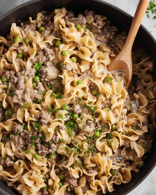 30-Minute Ground Beef Stroganoff