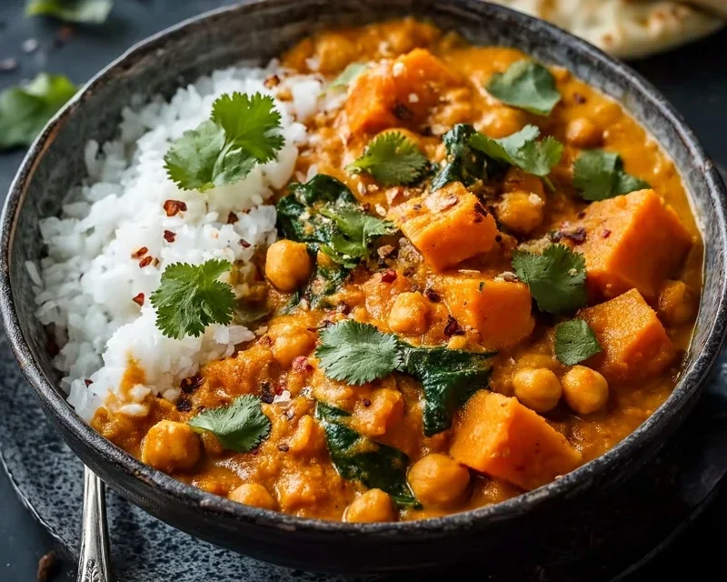 Sweet Potato and Chickpea Curry