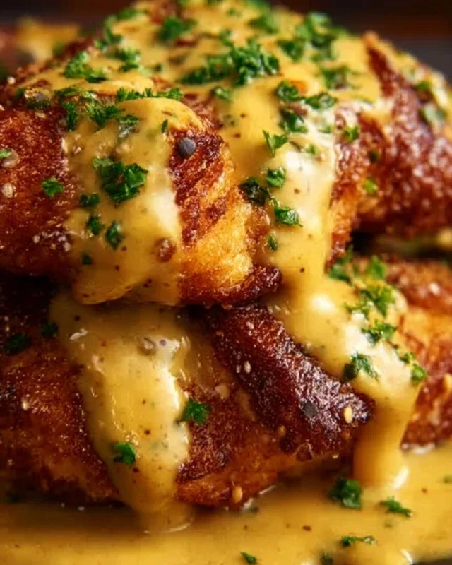 Pretzel Chicken with Mustard-Cheddar Sauce: An Amazing Ultimate Recipe